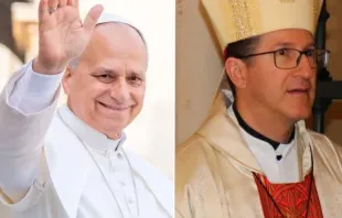 Papa Leão XIV e Luis Manuel Alí Herrera.