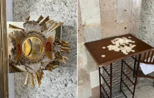 Profanação da paróquia do Sagrado Coração de Jesus no Estado da Baja California, no México.