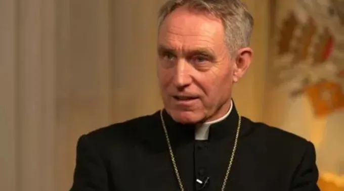 Georg Gänswein concede uma entrevista exclusiva à EWTN News em Vilnius, Lituânia, em 20 de janeiro de 2026 ?? 