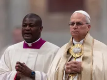 Papa Leão XIV ontem (25) na celebração das segundas vésperas da Semana de Oração pela Unidade dos Cristãos, na basílica de São Paulo Fora dos Muros, em Roma.
