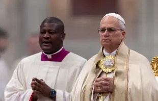 Papa Leão XIV ontem (25) na celebração das segundas vésperas da Semana de Oração pela Unidade dos Cristãos, na basílica de São Paulo Fora dos Muros, em Roma.