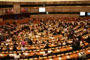 Sessão plenária do Parlamento Europeu em Bruxelas, Bélgica.
