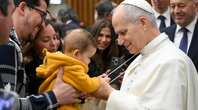 Papa Leão XIV em audiência geral. Imagem referencial. ?? 