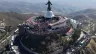Cerca de 50 mil jovens de diferentes partes do México fizeram uma peregrinação no último sábado (31) ao monumento Cristo Rei, em Cerro del Cubilete, no Estado de Guanajuato, México.