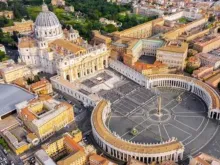 Praça de São Pedro, no Vaticano.