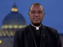 O cardeal Antoine Kambanda em entrevista ao EWTN News em 28 de novembro de 2020. Crédito: EWTN News