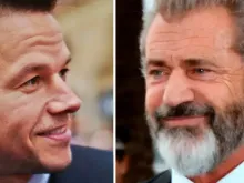 Mark Wahlberg (esquerda) e Mel Gibson (direita