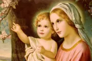 Dogmas marianos. A Virgem Maria e o Menino Jesus. Crédito: Pixabay.