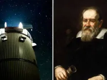 Telescópio do Observatório Astronômico Vaticano no Arizona e Galileu Galilei