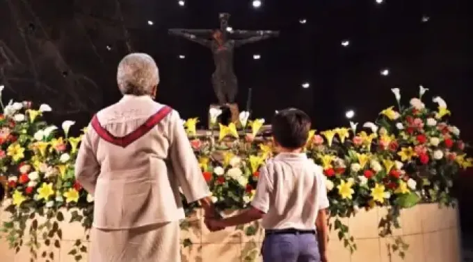 080122-Captura-de-video-de-Himno-a-la-Sangre-de-Cristo.Credito-Facebook-de-Arquidiocesis-de-Managua.webp ?? 