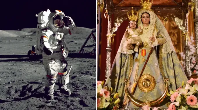 180722-Virgen-de-la-Luna--astronauta--Credito-Cofradia-Virgen-de-la-Luna-y-Unsplash.webp