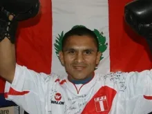  Boxeador peruano Alberto Rossel.