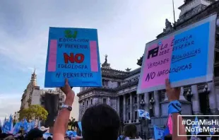 1º Marcha contra a ideologia de gênero nas escolas da Argentina
