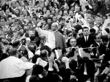São Paulo VI em sua visita ao Santuário de Fátima, em 1967 