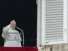 Papa Francisco no ângelus de 23 de maio.