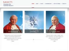  Captura de tela do site: www.2papisanti.org