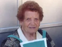 Clotilde Veniel, de 99 anos, voluntária da Cáritas.