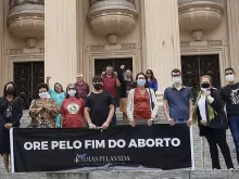 Vigília de 40 Dias pela Vida, em 2021, no Rio de Janeiro.