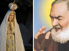 Nossa Senhora de Fátima - São Pio de Pietrelcina 