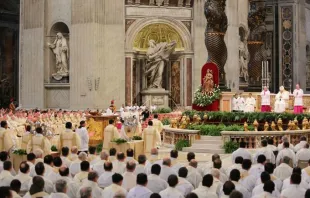 Papa Francisco na Missa Crismal de 2015, Basílica de São Pedro.