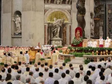 Papa Francisco na Missa Crismal de 2015, Basílica de São Pedro.