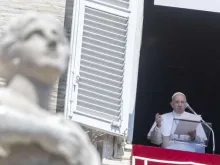 Papa Francesco no Ângelus deste domingo.