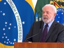 Lula ontem (31), no lançamento do Programa Escola em Tempo Integral. Foto: Captura de tela