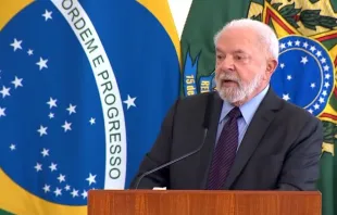 Lula ontem (31), no lançamento do Programa Escola em Tempo Integral. Foto: Captura de tela