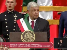 Andrés Manuel López Obrador após assumir a presidência do México, em 1º de dezembro.