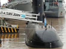 ARA San Juan na Base Naval de Buenos Aires.