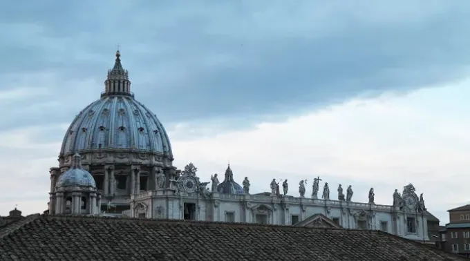 A_view_of_St_Peters_Basilica_in_Vatican_City_Jan_25_2015_Credit_Bohumil_Petrik_CNA_CNA_1_26_15.jpg ?? 