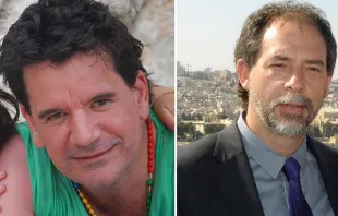 Ator Vasco Moulian e o senador Guido Girardi