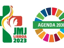Logos da JMJ Lisboa 2023 e da Agenda 2030