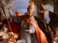 O Triunfo de Santo Agostinho pintado por Claudio Coello