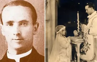 Padre Andrés Sola y Molist – O padre dá a comunhão a uma menina