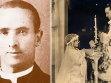 Padre Andrés Sola y Molist – O padre dá a comunhão a uma menina