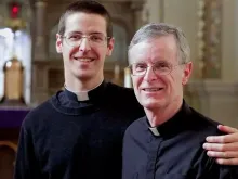 Andrew (à esquerda) e Peter Infanger (à direita