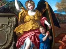 Anjo da Guarda - Autor: Domenichino (Museu Palácio de Wilanow)