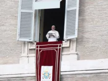 Papa Francisco durante o Ângelus.