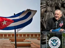 Dom Thomas Wenski e a bandeira de Cuba