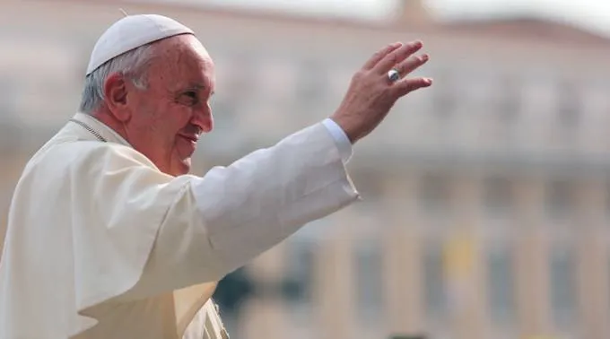 AudienciaGPapaFranciscoSaludoDanielIbanezACIPrensa31agosto2016.jpg ?? 