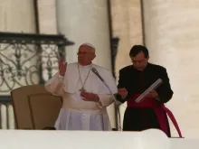 O Papa Francisco na audiência geral (imagem referencial) 