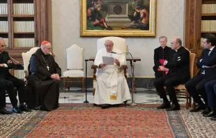 Audiência do papa Francisco com o Instituto Europeu de Estudos Internacionais de Salamanca