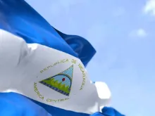 Bandeira da Nicarágua.