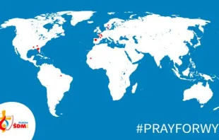 Banner JMJ Cracóvia 2016.