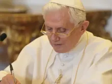 Imagem referencial. Papa emérito Bento XVI em 2010.