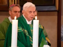Papa Emérito Bento XVI em uma imagem de arquivo.