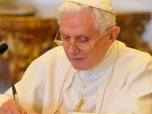 Papa Emérito Bento XVI. Crédito: Vatican Media
