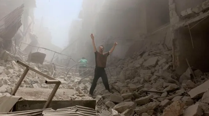 BombardeoSiria_TwitterFuenteLatina_110516.jpg ?? 