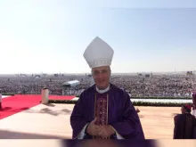 Dom Murilo Krieger em Missa do Papa Francisco em Ecatepec 